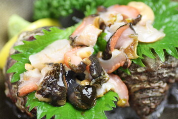 サザエのお造り