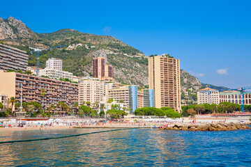 Fototapeta na wymiar Panoramablick über Monte Carlo, Monaco