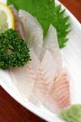 ひらめのお刺身