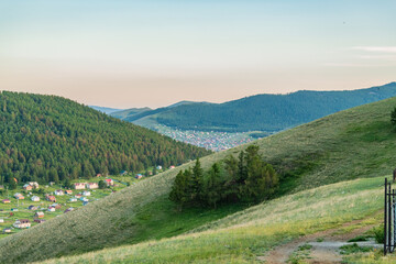 landscape in the mountains