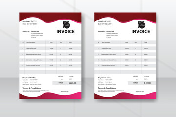 Invoice design Template