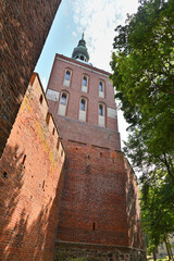 The Cathedral complex in Frombork, a historical monument museum of medieval buildings. Nicolaus Copernicus Museum. Poland