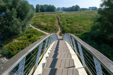 Obraz premium Natuurgebied Ooypolder Nijmegen
