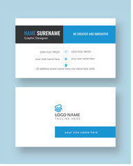 Obraz premium Modern Business Cards Template, Vector Business Card
