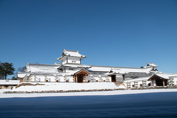 冬の金沢城