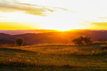 Fototapeta premium Sonnenuntergang an der Neubürg