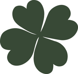 clover leaf silhouette