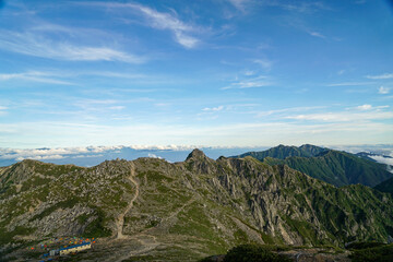 Mt. Houkendake Komagane City  Nagano Japan Summer view