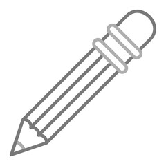 Pencil Greyscale Line Icon