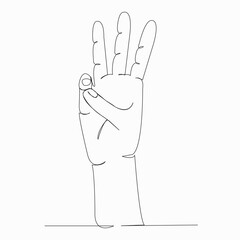 sign language score five