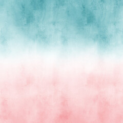 Abstract background design of blue and pink watercolor for square social media posts as instagram 