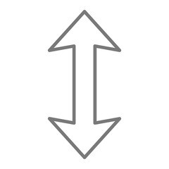 Vertical Greyscale Line Icon