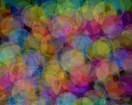 3D abstract bubble design colorful background for template