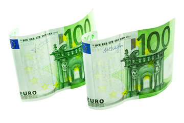 200 Euro Geldscheine Hintergrund transparent - obrazy, fototapety, plakaty