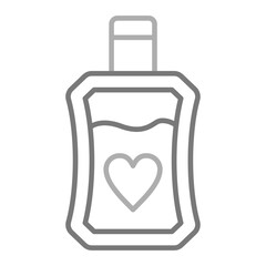 Perfume Greyscale Line Icon