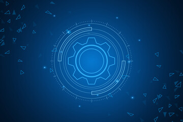 digital technology and engineering, digital telecoms concept, Hi-tech, futuristic technology background, vector illustration.	
