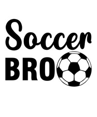 soccer bro is a vector design for printing on various surfaces like t shirt, mug etc.