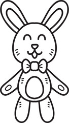 kid toy illustration on transparent background