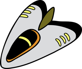 space and cosmos illustration on transparent background