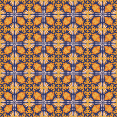 Seamless Background Nature Aboriginal Damask Pattern Art