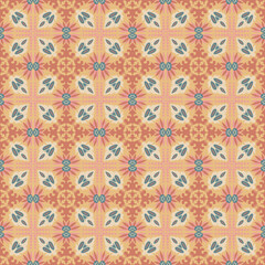 Seamless Background Nature Aboriginal Damask Pattern Art