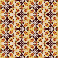 Seamless Background Nature Aboriginal Damask Pattern Art