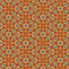 Seamless Background Nature Aboriginal Damask Pattern Art