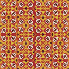 Seamless Background Nature Aboriginal Damask Pattern Art