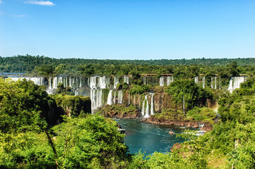 Fototapeta na wymiar Iguazu Falls, UNESCO World Heritage Site, Argentina