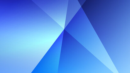 Abstract blue light and shade triangle shape creative background illustration. - 524648014