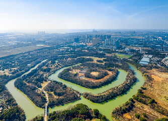 Spring and Autumn Yancheng Tourist Area, Changzhou City, Jiangsu Province, China