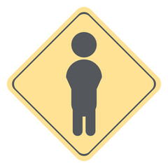 Toilet Restroom Man Male Door Sign Symbol Logo Signage Board Notice