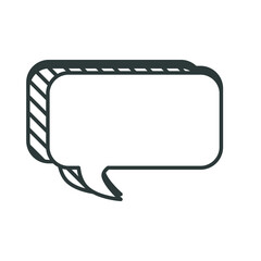 Bubble Chat Comic Conversation Collection Set 