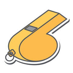 Back to school Whistle Yellow Edition Sticker Collection