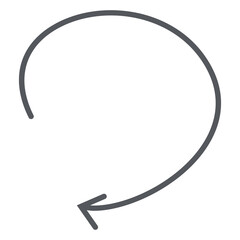 Arrow Line Hand Drawn Aesthetics Doodle