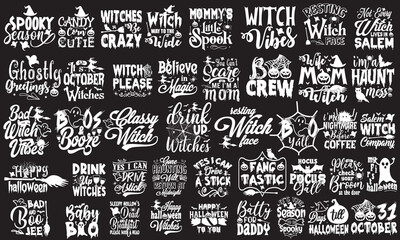Halloween Svg T-Shirt Design Bundle