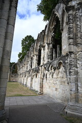 St Mary's Abbey  built in 1088.   ruins of a Benedictine monastery, York