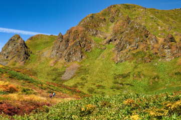そびえ立つ男岳