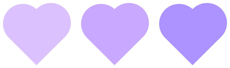 cute sweet colorful heart decoration