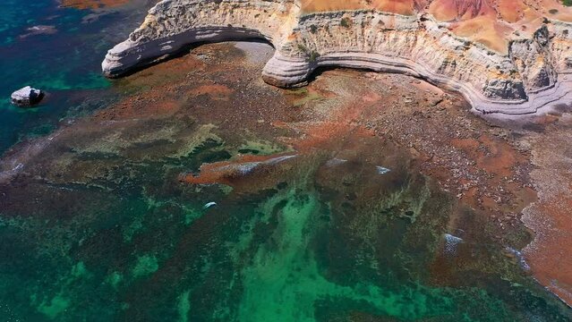 Scenic coast of Adelaide sea. Blanche Point on Fleurieu peninsula. Australia