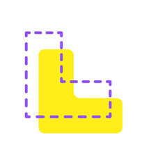 Memphis Elements. simple geometric line object structure shape