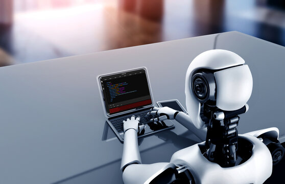 Software development programming on computer screen for modish application and program coding
