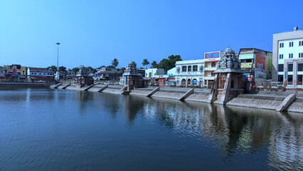 Fototapeta na wymiar Temple town of Kumbakonam, Tamil Nadu, India