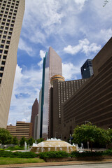 Naklejka premium Houston Downtown