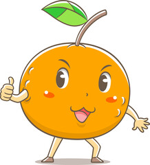 Cute cartoon orange.