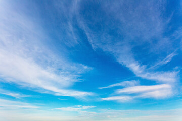 Naklejka na ściany i meble Blue sky with cloud