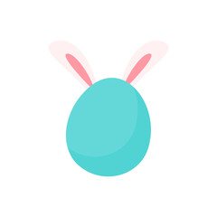 A little rabbit emerges from the hole. cartoon decorative card for children