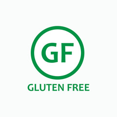 Obraz premium Gluten Free Icon - Vector, Sign and Symbol for Design, Presentation, Website or Apps Elements. 