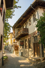 Street in the old town of Veliko Tarnovo, Bulgaria