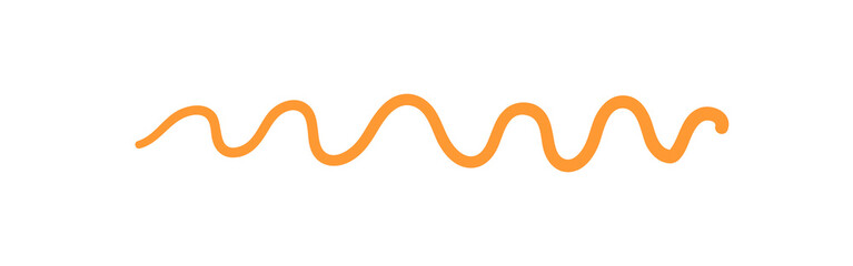 hand drawn dotted line for border decoration Underline a cute quote.